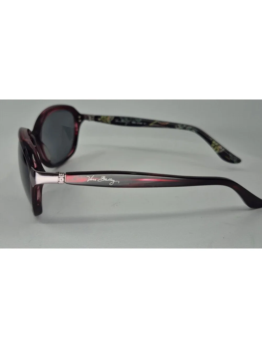 Vera Bradley Sunglasses Moon Blooms (MBS) 57-15-130 Betty UV400 Grey Lens
